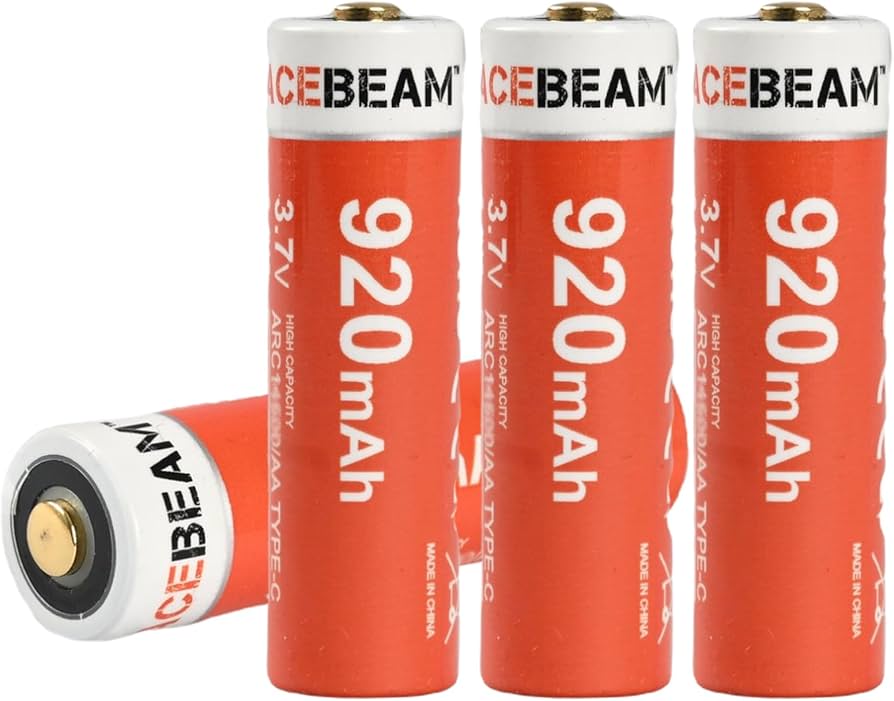 Amazon | ACEBEAM 充電式電池 バッテリー 920mAh USB-C充電